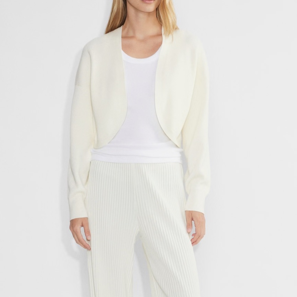 NWT Aritzia Decision Shrug Light Birch Size Medium